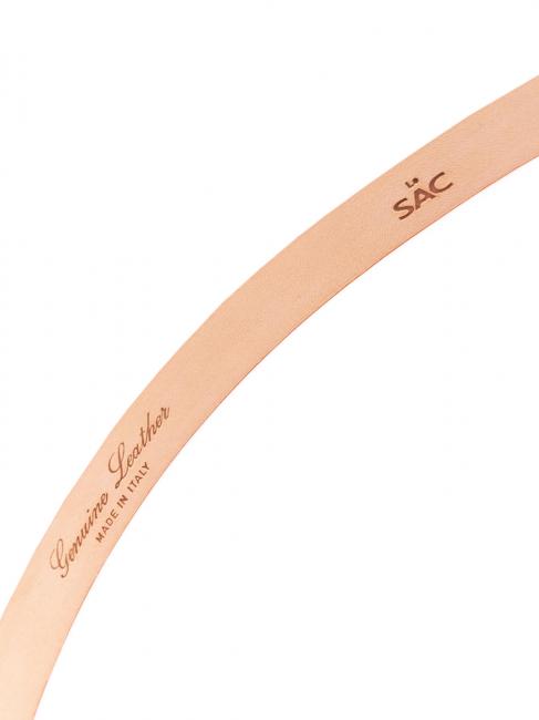 Cintura sottile in pelle palmellata  spicy - Belts