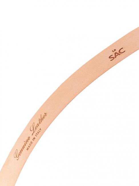 Cintura in pelle palmellata  Brown - Belts