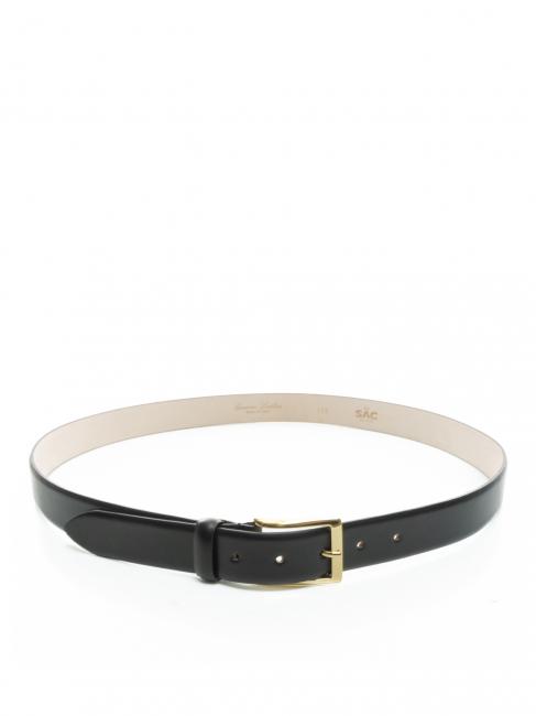 Cintura in pelle liscia  black - Belts