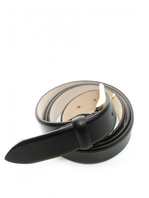 Cintura in pelle liscia  black - Belts