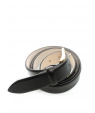 LESAC Cintura in pelle liscia  black - Belts - 3