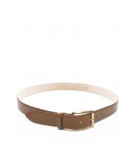 LESAC Cintura in pelle liscia  Brown - Belts - 2