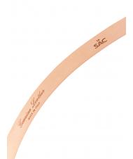 LESAC Cintura in pelle liscia  Brown - Belts - 4