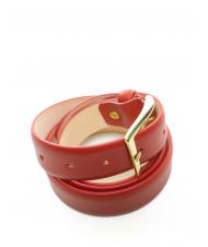 LESAC Cintura in pelle liscia  tomato - Belts - 3