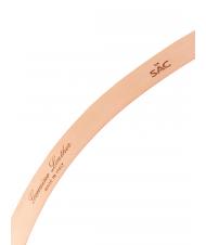 LESAC Cintura sottile in pelle liscia  Brown - Belts - 4