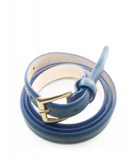 LESAC Cintura sottile in pelle liscia  marine - Belts - 3