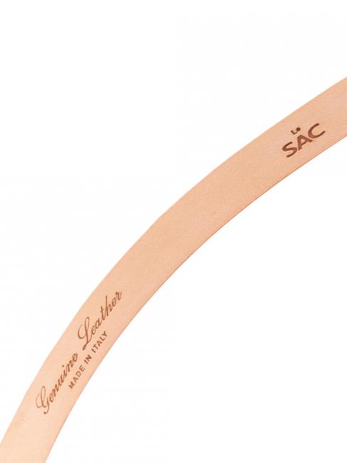 Cintura sottile in pelle liscia  marine - Belts