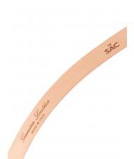 LESAC Cintura sottile in pelle liscia  marine - Belts - 4