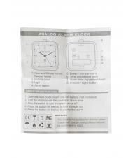 SPALDING LIGHTED SQUARE Wake Up White - Clocks and Alarm Clocks - 5