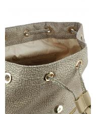 BORBONESE MEDIUM ECO LINE Medium backpack in fabric sand - Women&rsquo;s Bags - 4