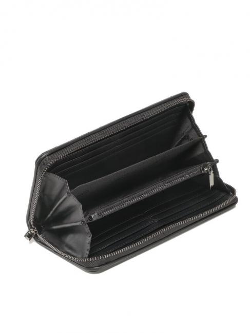 RE-LOCK QUILT Large zip around wallet ckblack - Women’s Wallets
