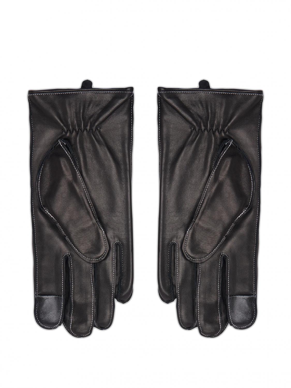 Calvin Klein Stitched Leather Gloves Ckblack - Buy At Outlet Prices! Calvin Klein Stitched Leather Gloves Ckblack - Buy At Outlet Prices!
