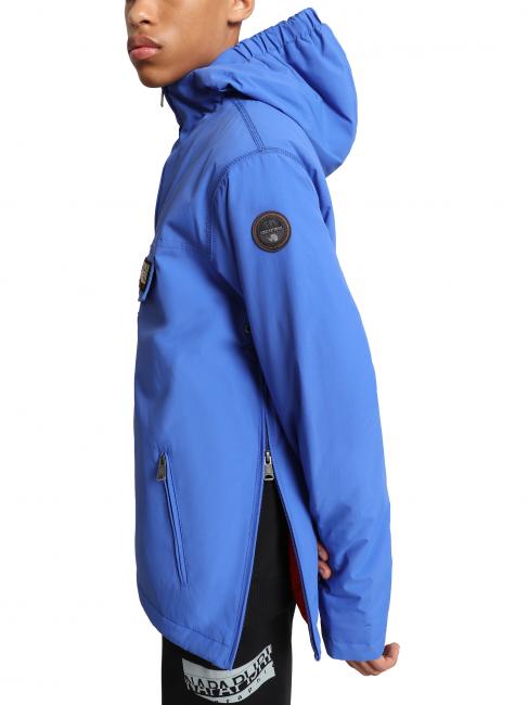 KIDS RAINFOREST PKT 1 Jacket with hood blue dazzling - Baby Jackets