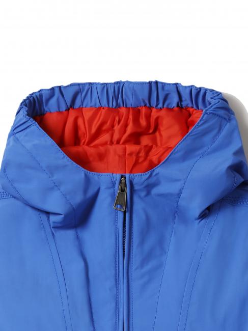 KIDS RAINFOREST PKT 1 Jacket with hood blue dazzling - Baby Jackets