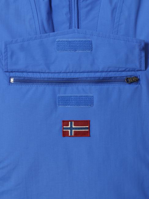 KIDS RAINFOREST PKT 1 Jacket with hood blue dazzling - Baby Jackets