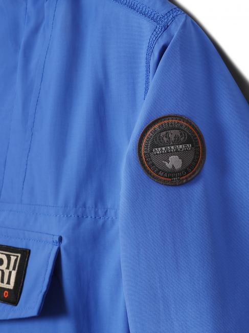 KIDS RAINFOREST PKT 1 Jacket with hood blue dazzling - Baby Jackets