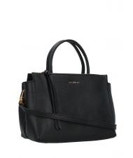 COCCINELLE ARLETTIS Hammered leather handbag Black - Women’s Bags - 4