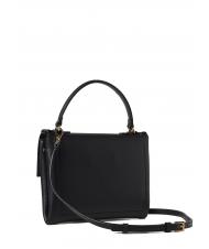 COCCINELLE ARLETTIS Textured leather mini bag Black - Women’s Bags - 3