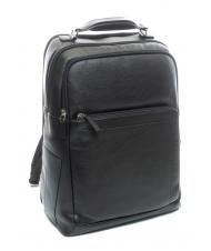 PIQUADRO X1 Leather backpack, 15.6" pc holder - Laptop backpacks