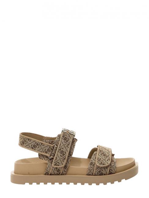 FABELIS 2 Sandals with logo Beige / Brown - Women&rsquo;s shoes