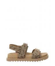 GUESS FABELIS 2 Sandals with logo Beige / Brown - Women’s shoes - 3