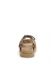 GUESS FABELIS 2 Sandals with logo Beige / Brown - Women’s shoes - 4