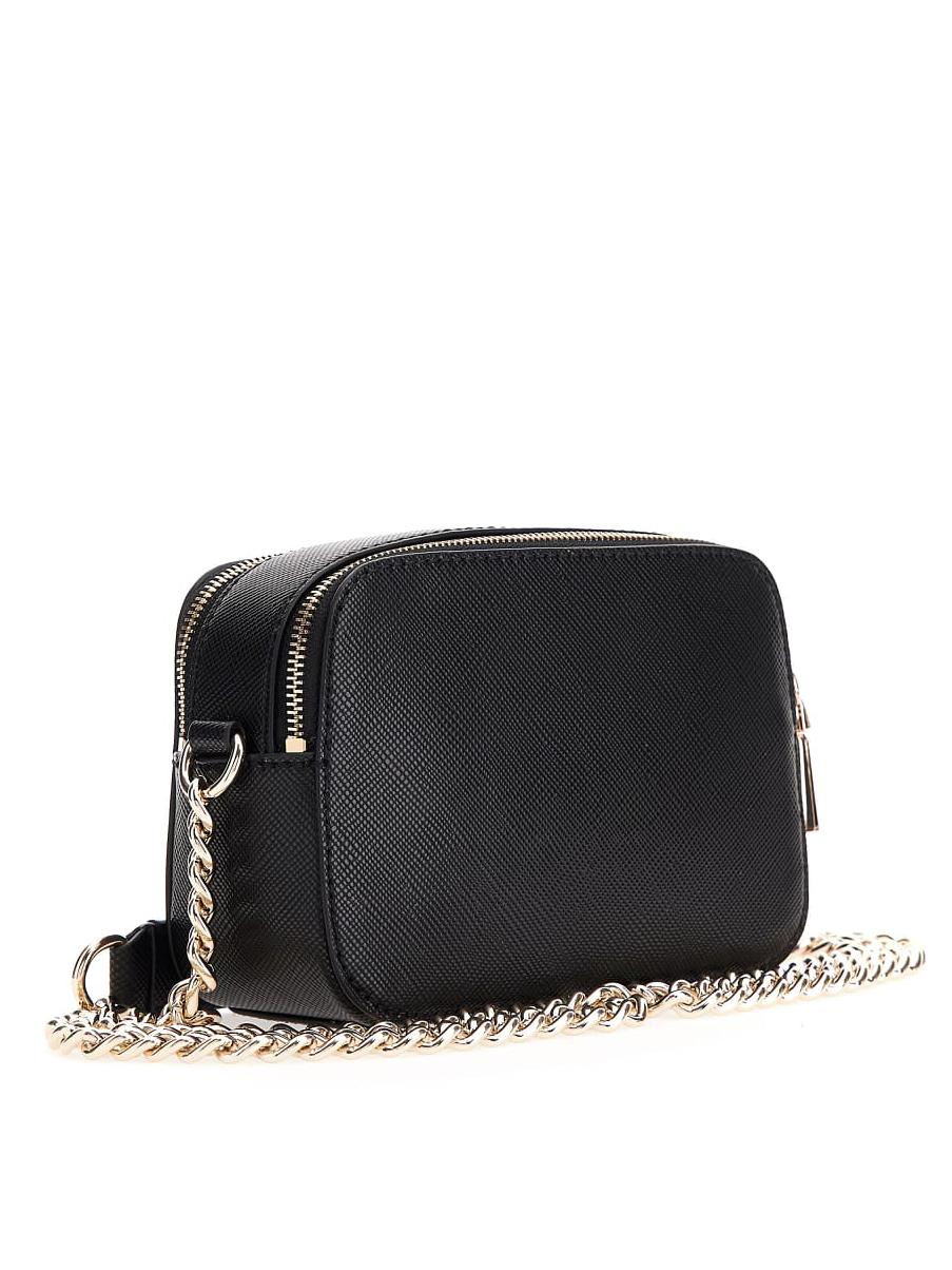 Guess Eco Alexie Mini Shoulder Bag Black Buy At Outlet Prices!