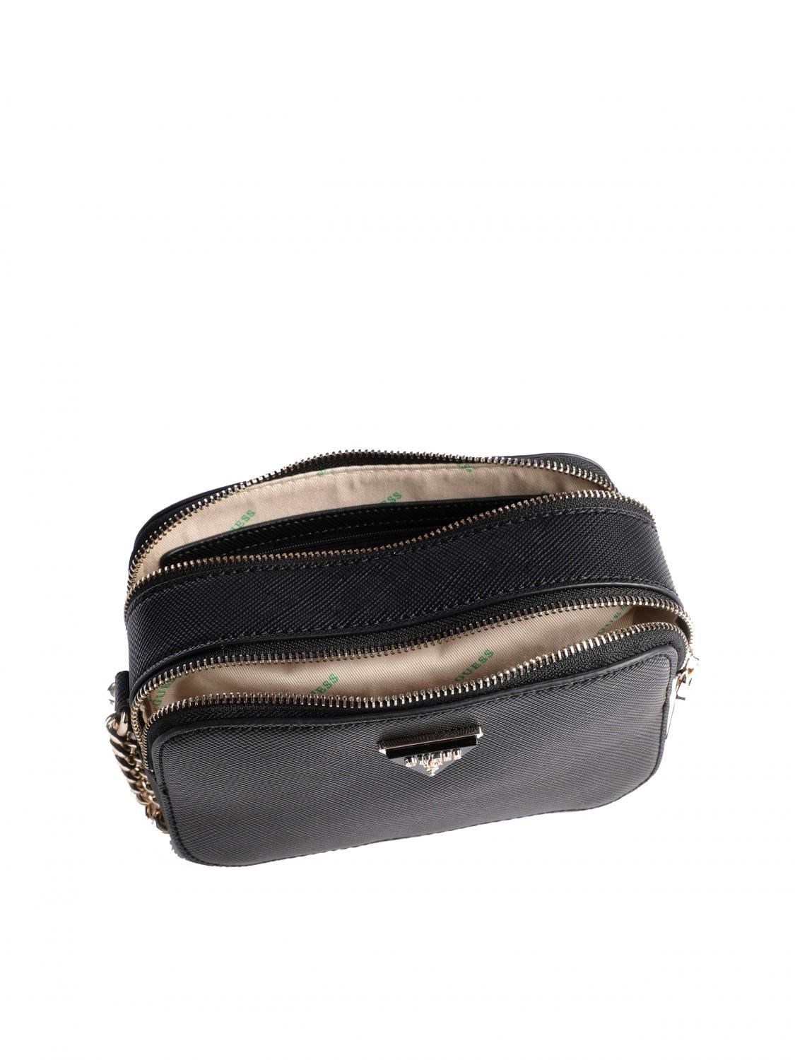 Guess Eco Alexie Mini Shoulder Bag Black Buy At Outlet Prices!