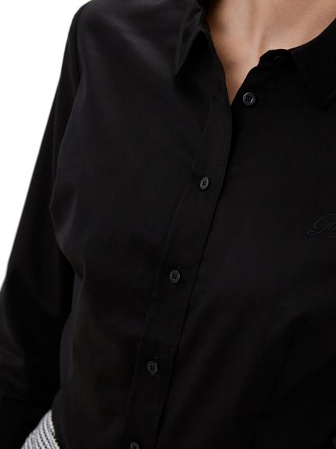 CATE Long sleeve shirt jetbla - Shirts