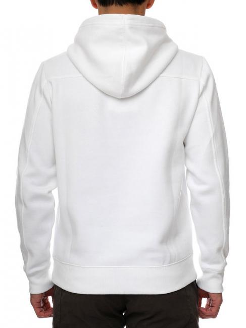 BOX STRIPED LOGO Hoodie Bright White - Sweatshirts