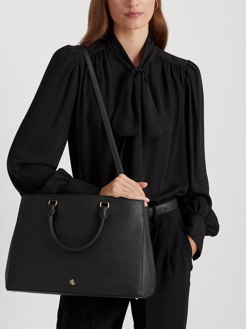 HANNA Large leather handbag black5 - Women’s Bags