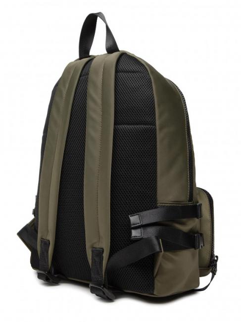 SPEEDY LETTERING Nylon backpack, 15.6" pc holder green olive / stone - Laptop backpacks