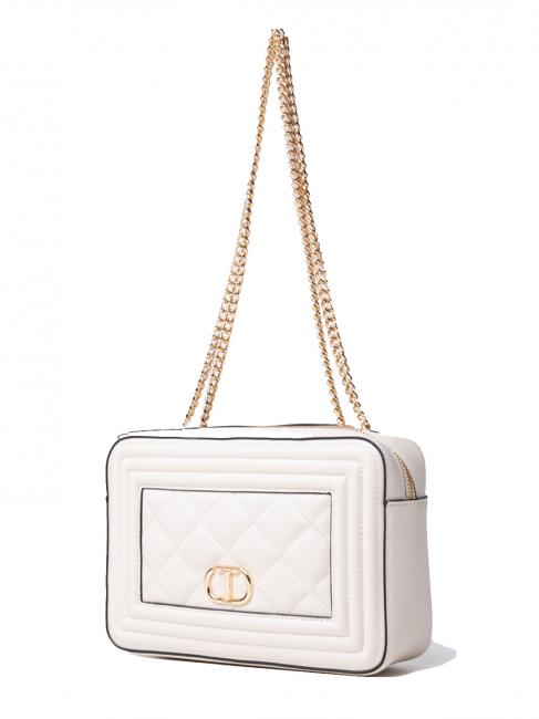 QUILTED FRAME Matelass&eacute; fabric bag snow - Women&rsquo;s Bags