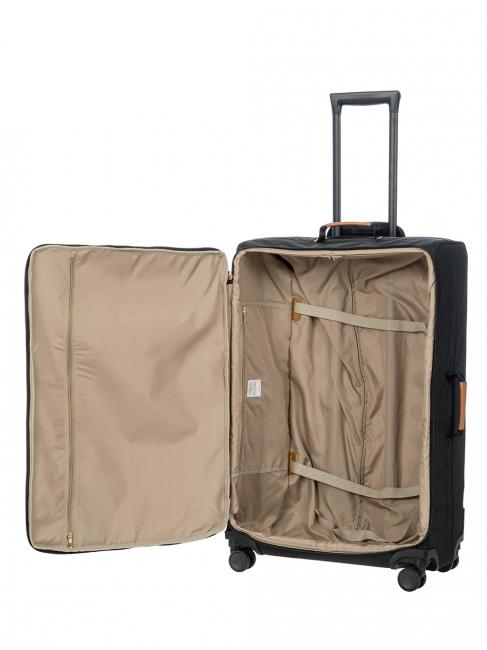 X-TRAVEL SOFT Trolley large size Black - Semi-rigid Trolley Cases