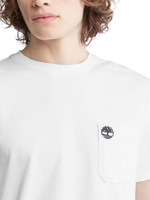 DUNSTAN RIVER Cotton T-shirt with pocket white - T-shirt