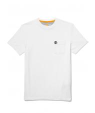 TIMBERLAND DUNSTAN RIVER Cotton T-shirt with pocket white - T-shirt - 5
