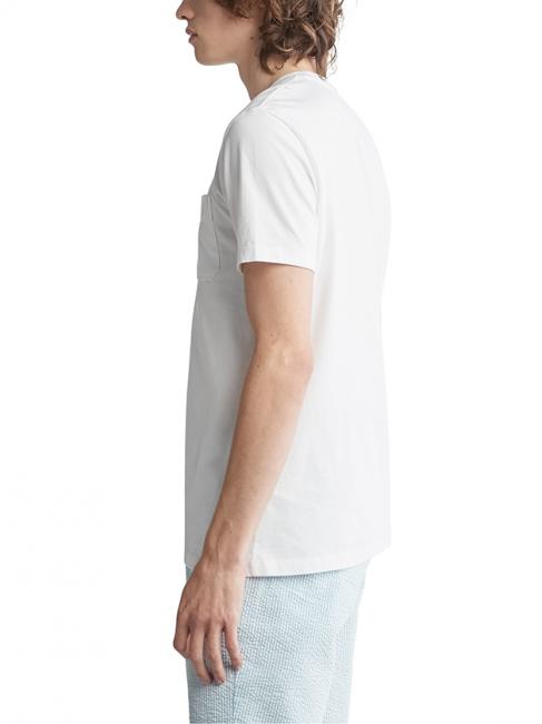 DUNSTAN RIVER Cotton T-shirt with pocket white - T-shirt