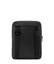 PIQUADRO FINN iPad bag, in leather Black - Over-the-shoulder Bags for Men - 3