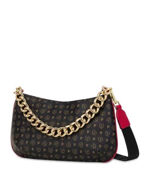 HERITAGE Chain handle shoulder bag black lacquer - Women&rsquo;s Bags