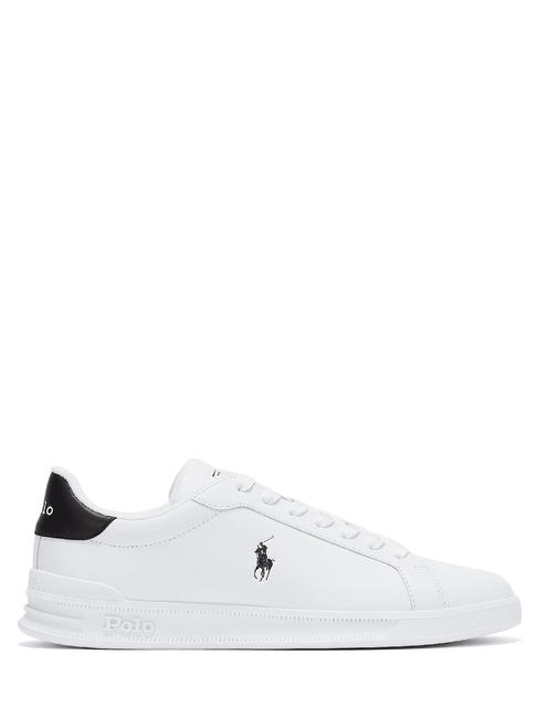 HERITAGE COURT II NAPPA Men's leather sneakers white / black - Men&rsquo;s shoes