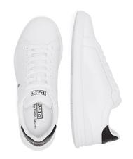 RALPH LAUREN HERITAGE COURT II NAPPA Men's leather sneakers white / black - Men&rsquo;s shoes - 4