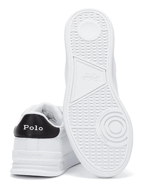 HERITAGE COURT II NAPPA Men's leather sneakers white / black - Men&rsquo;s shoes