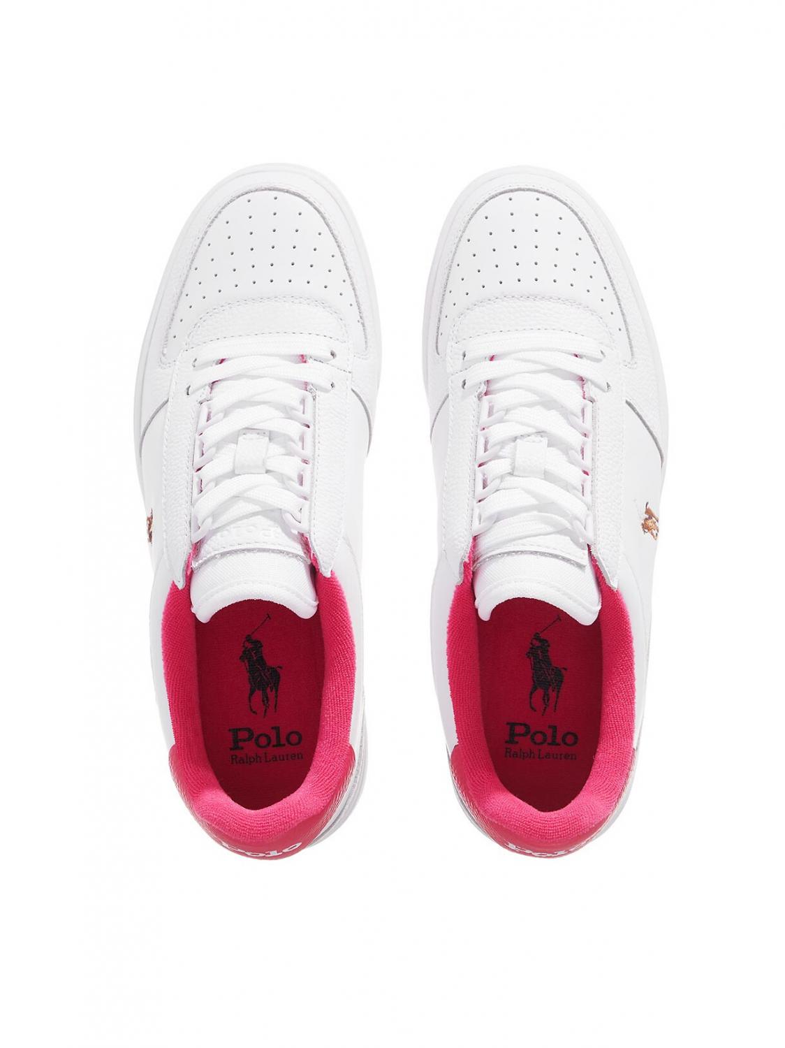Pink polo deals sneakers
