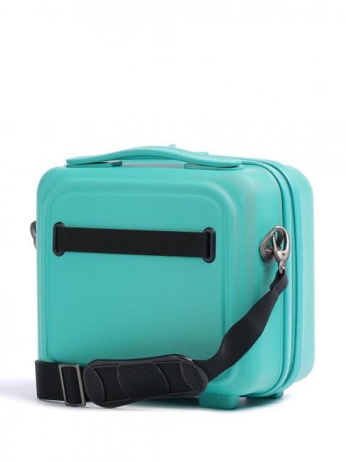 LOGODUCK + Rigid beauty case with shoulder strap spectragreen - Beauty Case