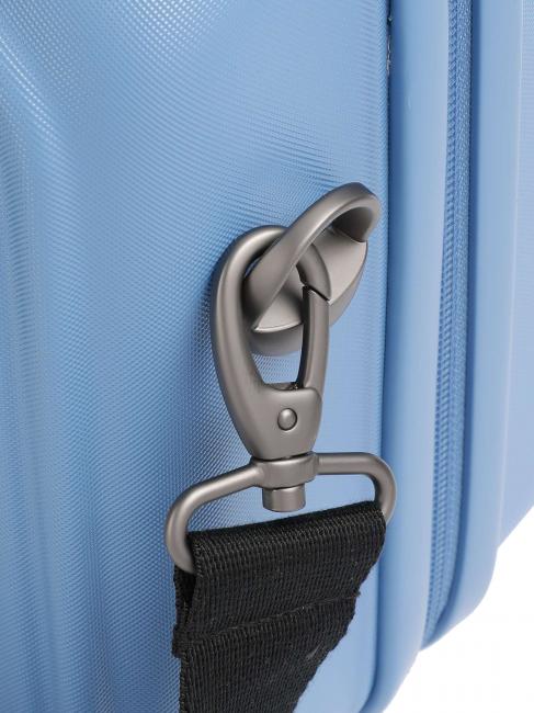 LOGODUCK + Rigid beauty case with shoulder strap parisian blue - Beauty Case