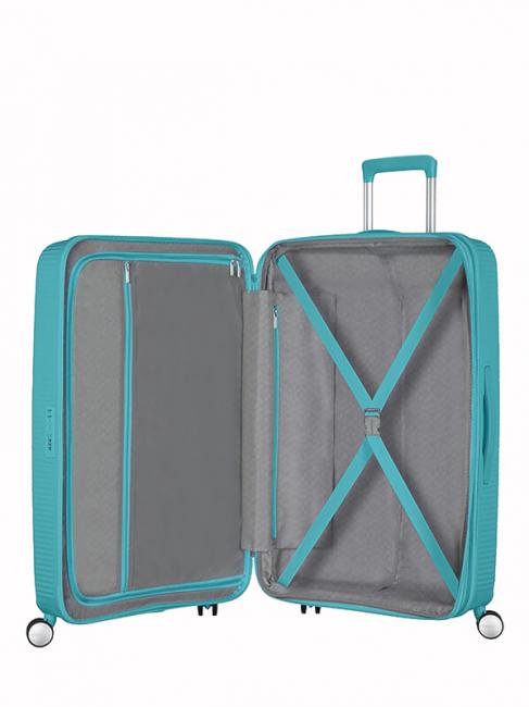 trolley case SOUNDBOX line. large. expandable turquoise tonic - Rigid Trolley Cases