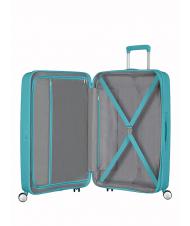 AMERICAN TOURISTER SOUNDBOX SPINNER Medium trolley, expandable turquoise tonic - Rigid Trolley Cases - 2