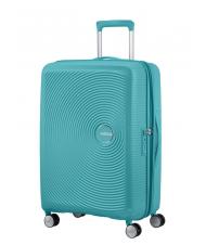 AMERICAN TOURISTER SOUNDBOX SPINNER Medium trolley, expandable turquoise tonic - Rigid Trolley Cases - 3