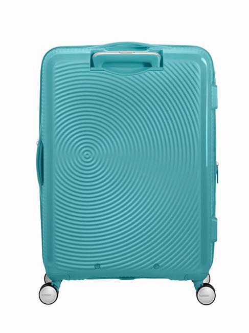 SOUNDBOX SPINNER Medium trolley, expandable turquoise tonic - Rigid Trolley Cases