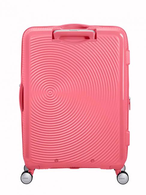 SOUNDBOX SPINNER Medium trolley, expandable sun kissed coral - Rigid Trolley Cases